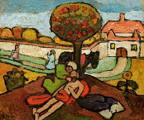 The Good Samaritan , Modersohn-Becker