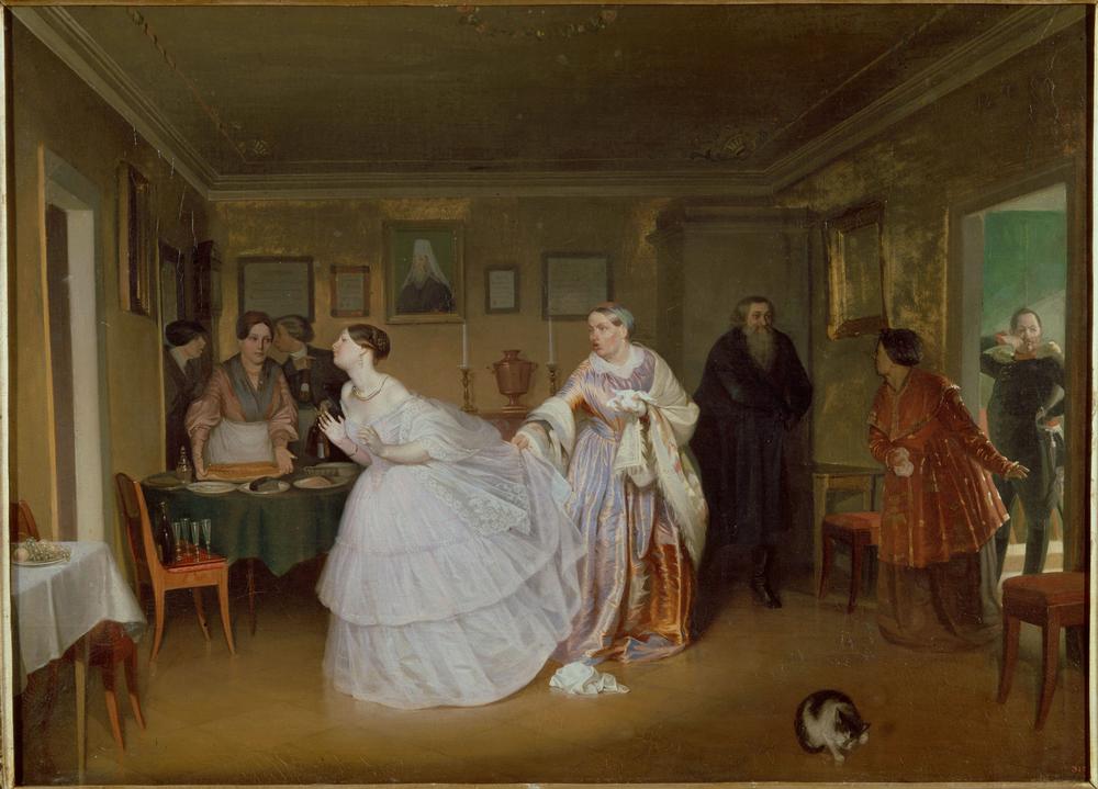 The Courtship of the Major od Pawel Andrejewitsch Fedotow