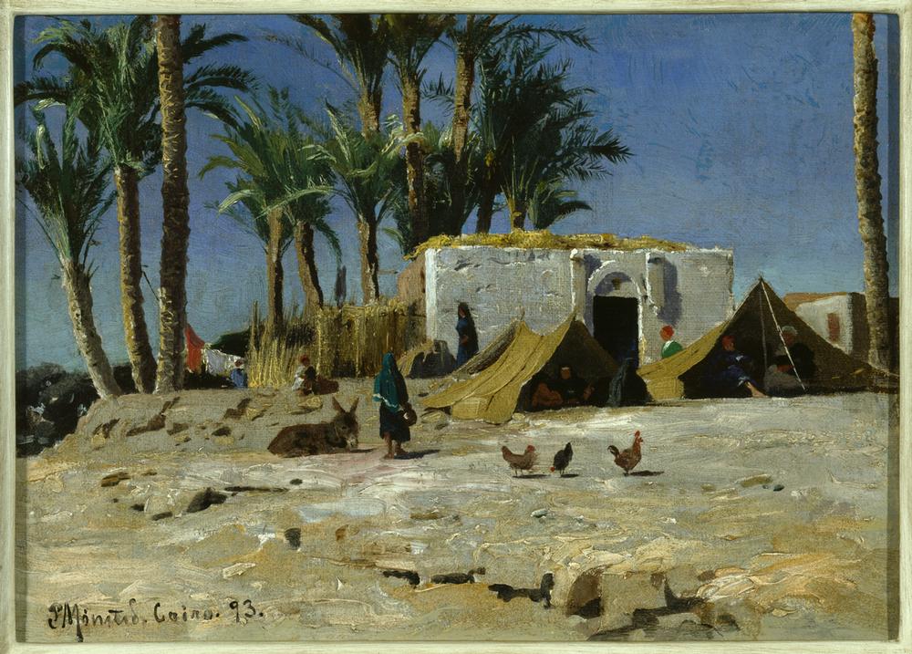 Bedouin Camp in Cairo od Peder Moensted