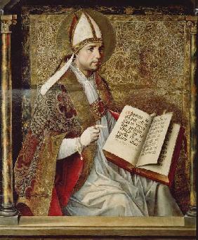 The St. Augustinus. Thomas altar in the cloister piece Thomas in Avila/Spain