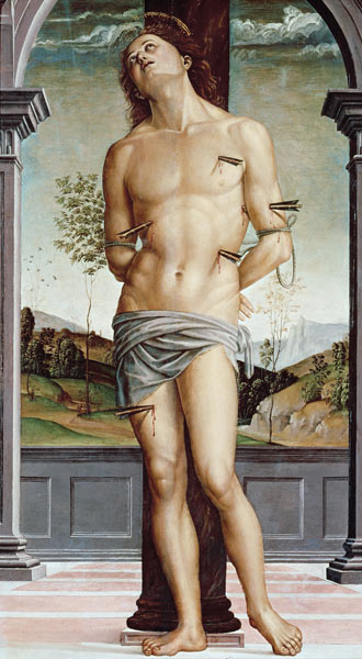 Perugino / St. Sebastian od Perugino (eigentl. Pierto di Cristoforo Vanucci)