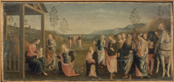 Perugino / Adoration of the Kings / Ptg. od Perugino (eigentl. Pierto di Cristoforo Vanucci)