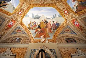 Perugino, Raphael.../ Fresco by Bruschi