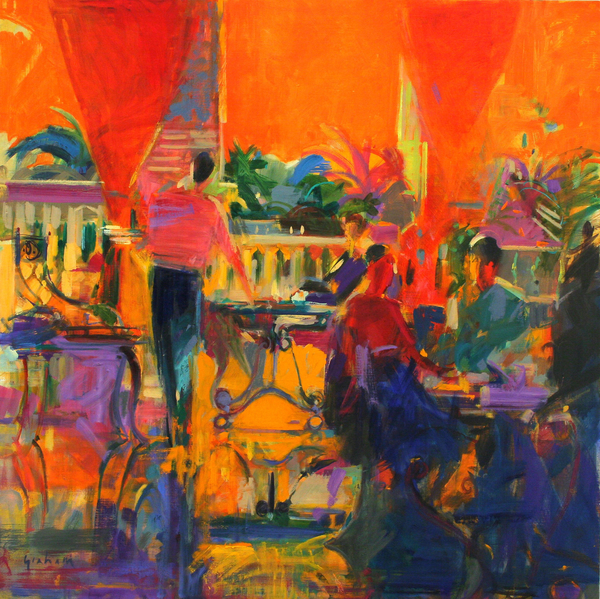 Courtyard Cafe, Tunis od Peter Graham