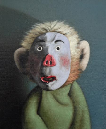 Monkey in Pig Mask