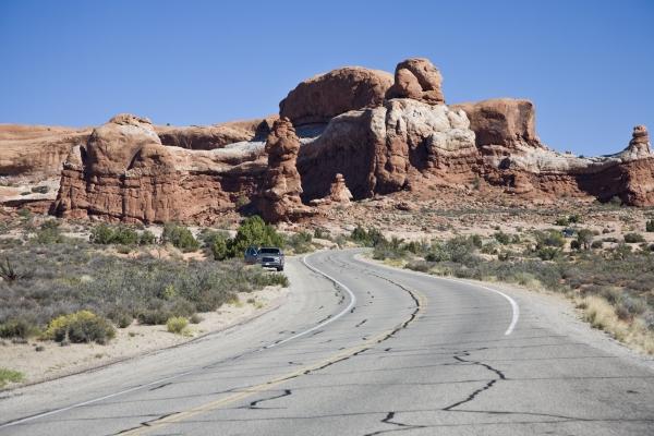 Rock Pinnacles Arches National Park Utah od Peter Mautsch