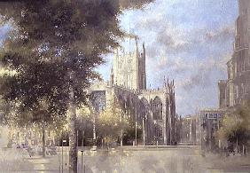 Bath Abbey, 1990 (oil on canvas) 