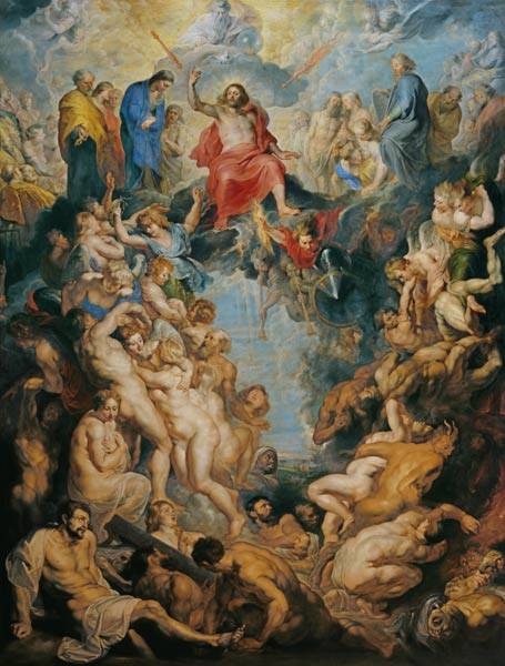The large Last Judgement. od Peter Paul Rubens