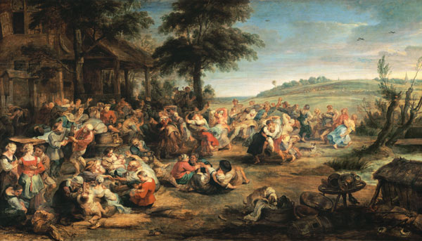 The kermis (or: Country wedding) od Peter Paul Rubens