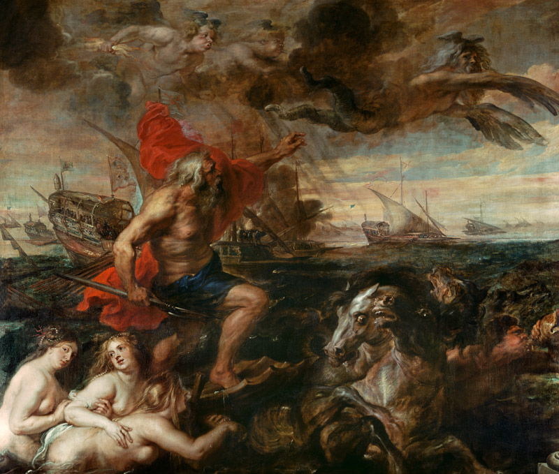 Rubens / Neptune, calming the Waves od Peter Paul Rubens