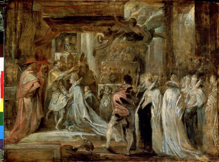 The Coronation of Marie de' Medici od Peter Paul Rubens