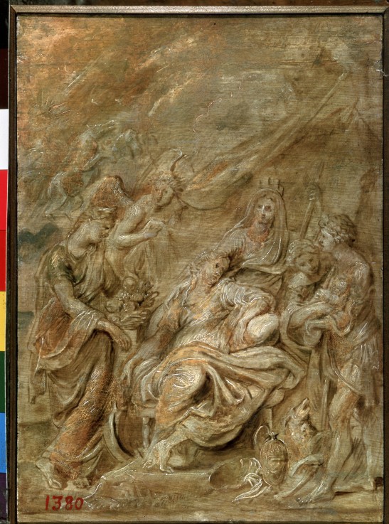 Birth of the Dauphin, Louis XIII od Peter Paul Rubens