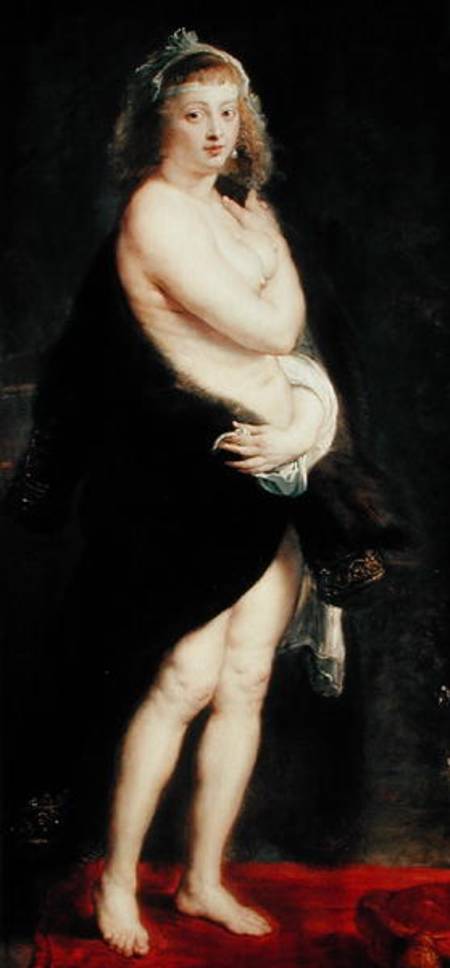 Helena Fourment in a Fur Wrap od Peter Paul Rubens