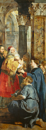Presentation in the Temple, right panel from the Descent from the Cross triptych od Peter Paul Rubens
