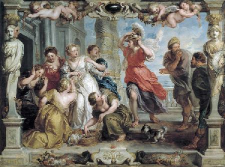 Achilles Discovered by Ulysses Among the Daughters of Lycomedes at Skyros