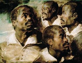 Studies of the Head of a Negro