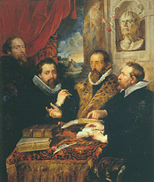 Die vier Philosophen. od Peter Paul Rubens