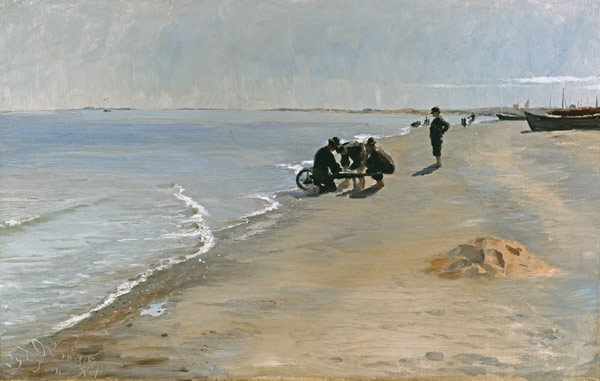 Südstrand bei Skagen od Peter Severin Kroyer