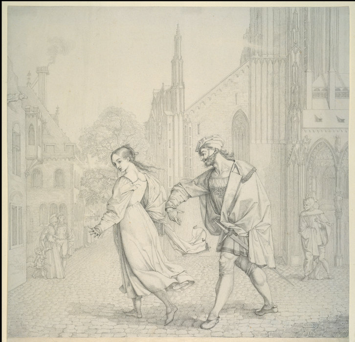Scene upon Leaving the Church od Peter von Cornelius