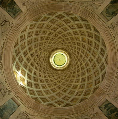 Coffered ceiling of the chapel, c.1522 (photo) od Philibert Delorme