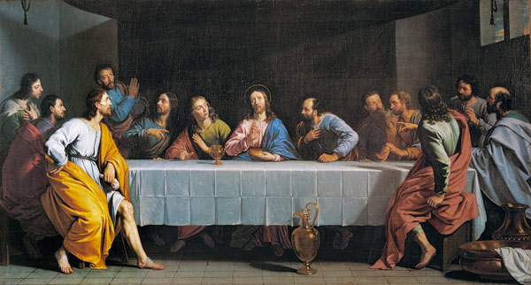 The Last Supper, called 'The Little Last Supper' od Philippe de Champaigne