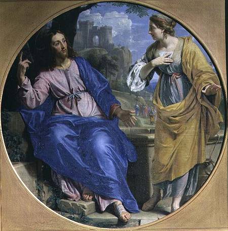 Christ and the Woman of Samaria at the Well od Philippe de Champaigne