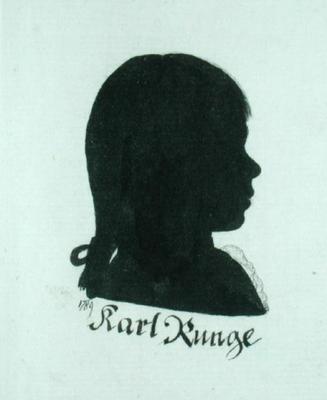 Karl Runge, 1789 (indian ink on paper) od Phillip Otto Runge
