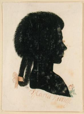 Maria Elisabeth Runge (b.1763), 1789 (Indian ink on paper) od Phillip Otto Runge