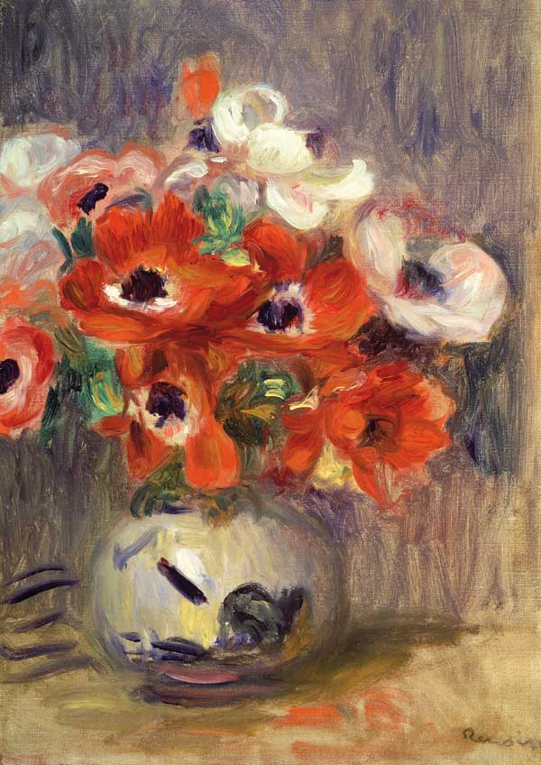 Anemones od Pierre-Auguste Renoir