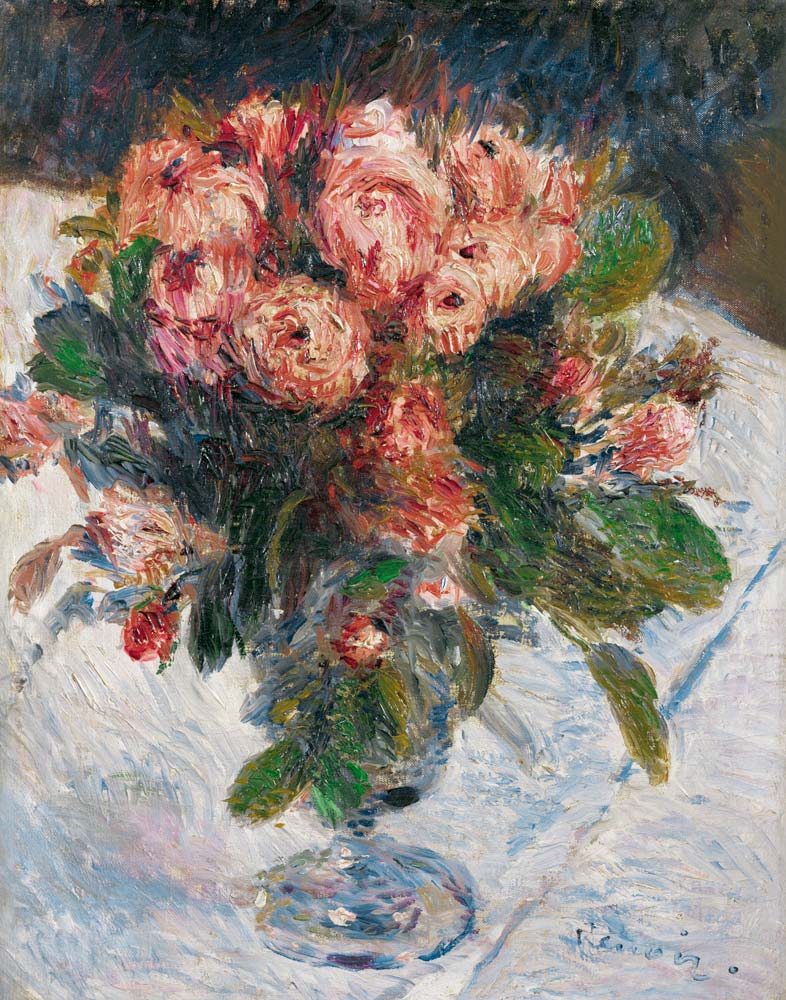 Moss Roses od Pierre-Auguste Renoir