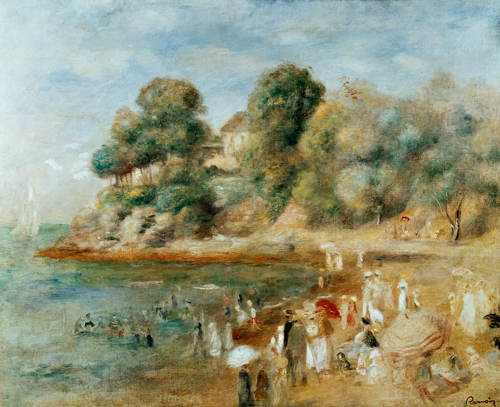 Strand bei Pornic od Pierre-Auguste Renoir