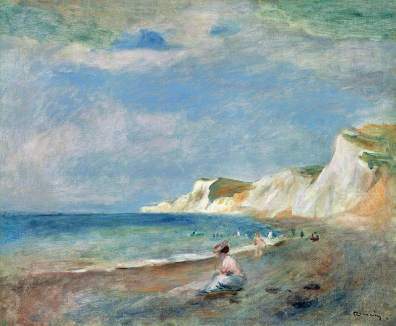 The Beach at Varangeville od Pierre-Auguste Renoir