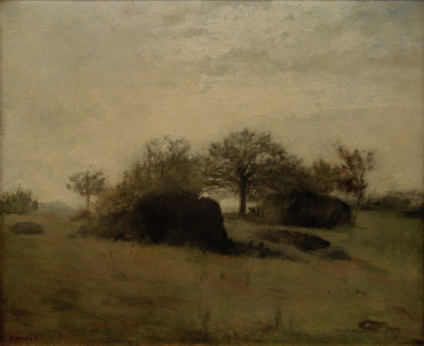 A.Renoir, Landschaft bei Fontainebleau od Pierre-Auguste Renoir