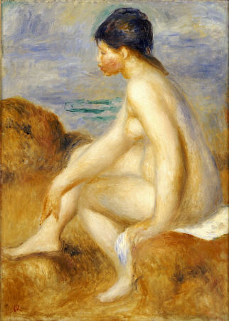 Bather od Pierre-Auguste Renoir