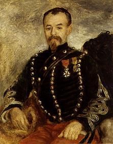 Portrait of the Capitaine Darras. od Pierre-Auguste Renoir