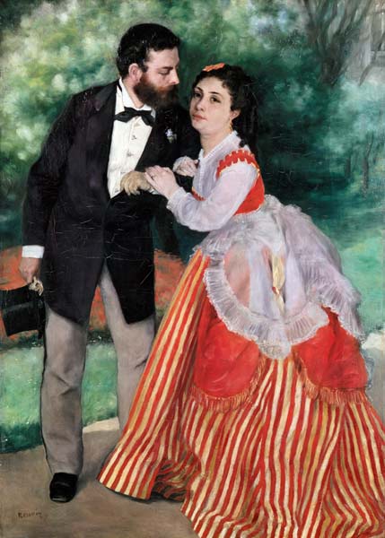 The married couple Sisley od Pierre-Auguste Renoir