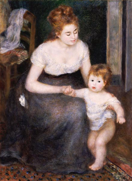 Die ersten Schritte od Pierre-Auguste Renoir