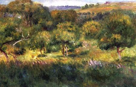 The edge of a forest in Brittany od Pierre-Auguste Renoir