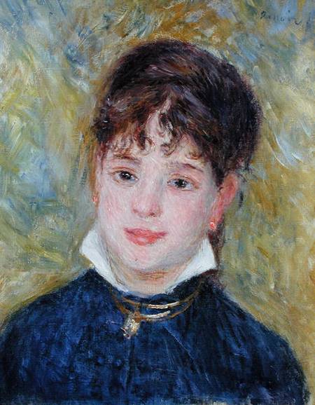 Head of a Young Woman (Jeanne Samary) od Pierre-Auguste Renoir