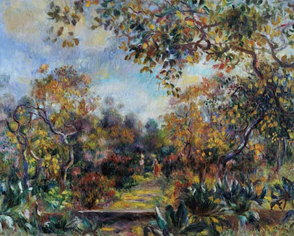 Landscape at Beaulieu od Pierre-Auguste Renoir