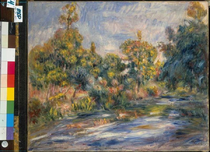 Landscape with river. od Pierre-Auguste Renoir