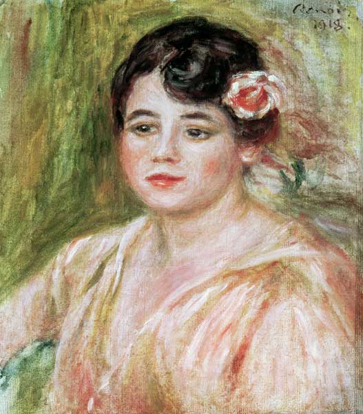 Portrait of Adele Besson od Pierre-Auguste Renoir
