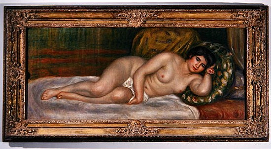Reclining female nude (Gabrielle) 1906-07 od Pierre-Auguste Renoir