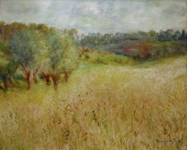 Renoir / The cornfield / 1879 od Pierre-Auguste Renoir