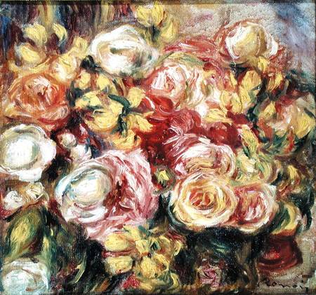 Roses od Pierre-Auguste Renoir