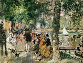 Bathing on the Seine or, La Grenouillere