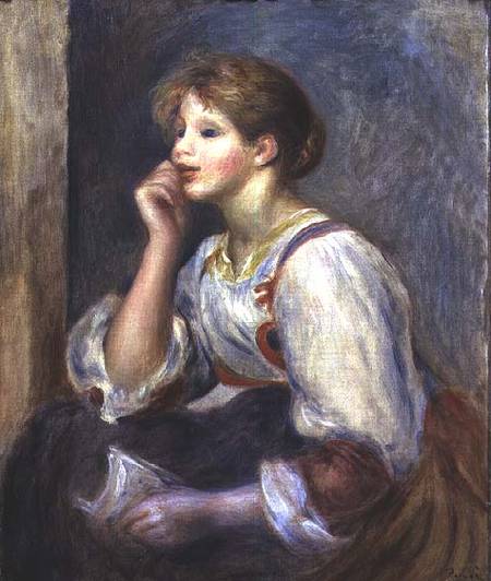 Woman with a letter od Pierre-Auguste Renoir