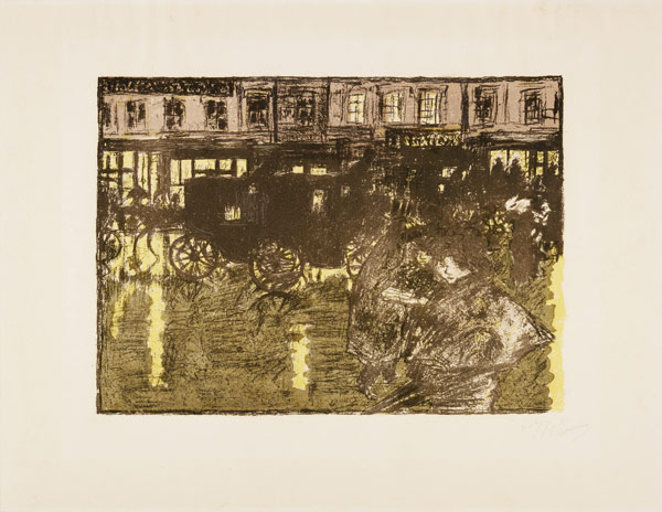 Street at Night in the Rain od Pierre Bonnard