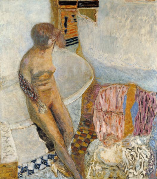 Nude by the Bath Tub od Pierre Bonnard