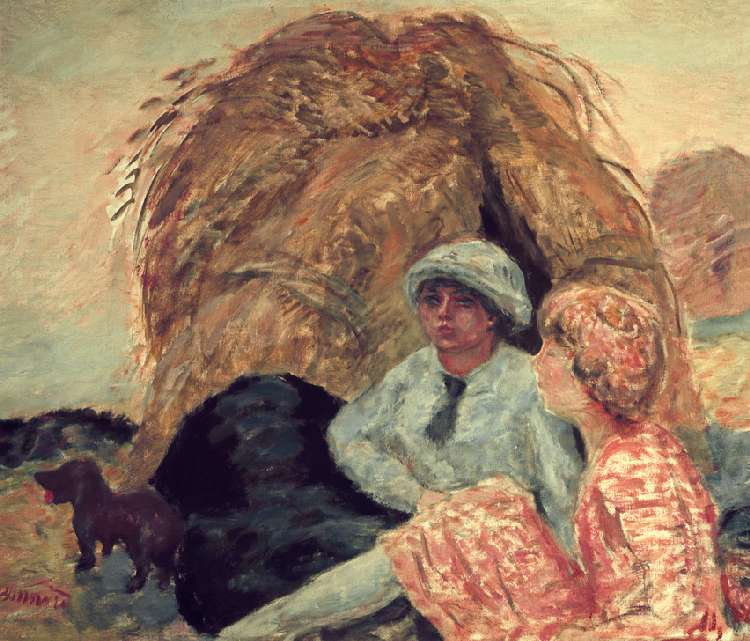 La meule (Madame Marthe Bonnard et son amie) od Pierre Bonnard